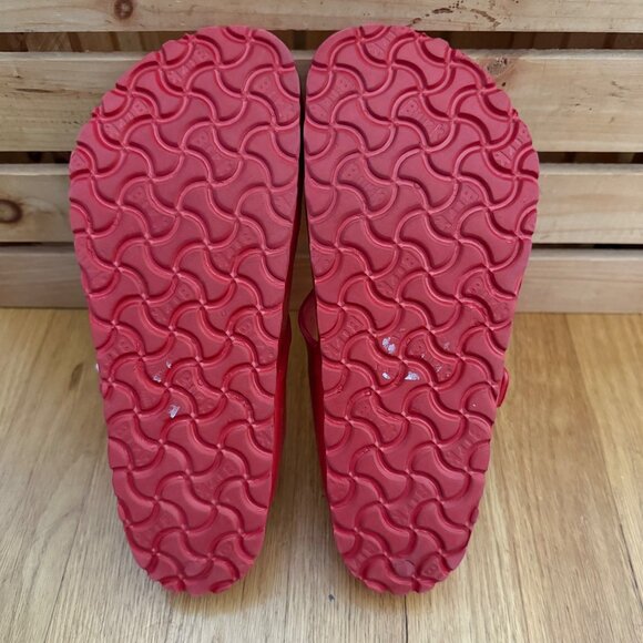 Birkenstock Women Size 37 US 6 - 6.5 Red Gizeh EVA Slip On Comfort Thong Sandals - Picture 4 of 13
